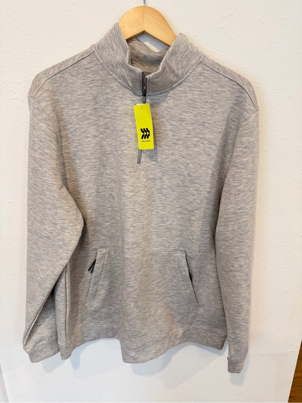 Men's Target All in Motion spacer half zip size L